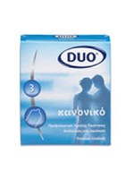 Προφυλακτικά DUO Κανονικό 3τεμ - OneSuperMarket