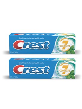 Οδοντόκρεμα Crest Complete Mild Mint 2x100ml   - OneSuperMarket