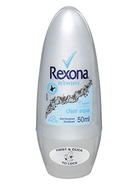 Roll-On Rexona Crystal Clear Aqua 50ml - OneSuperMarket