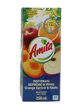 Χυμός Amita 3 Φρούτα 250ml - OneSuperMarket
