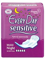 Σερβιέτες Every Day Sensitive Maxi Night 10τεμ - OneSuperMarket